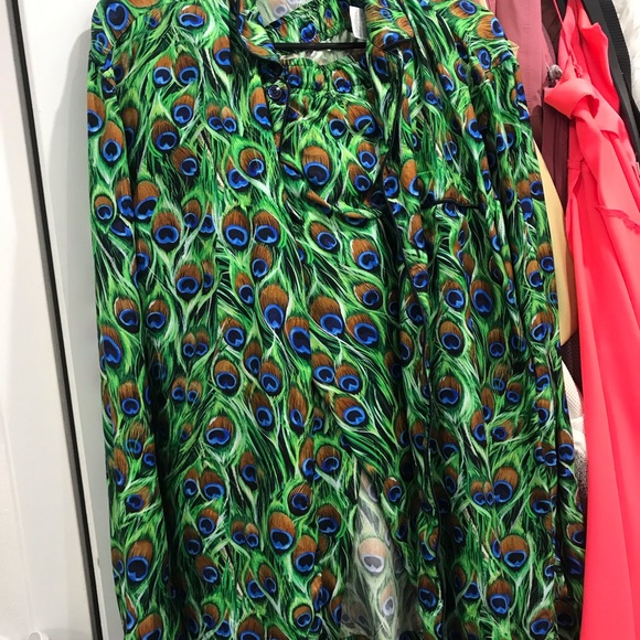 Dolce & Gabbana Other - Dolce gabbana pure silk peacock lounge set unisex set pj